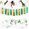 Sage-Green Pink-Gold Party-Decorations Tassel Garland - 20pcs Bachelorette Engagement Baby Bridal Shower Tassels Streamers Rustic Wedding Jungle Birthday Party Spring Decor